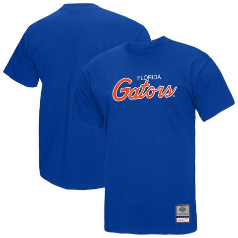 Men's Mitchell & Ness  Royal Florida Gators Elite Script T-Shirt