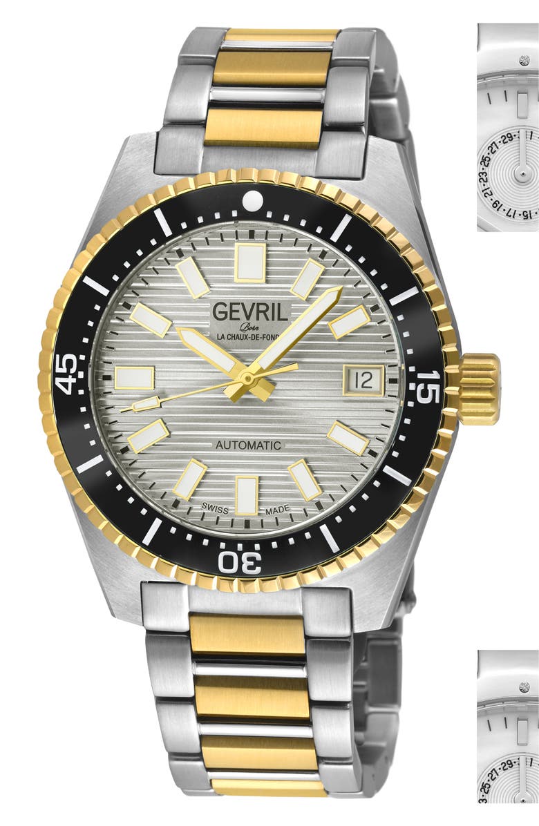 GEVRIL Atlantic Avenue Bracelet Watch, Main, color,