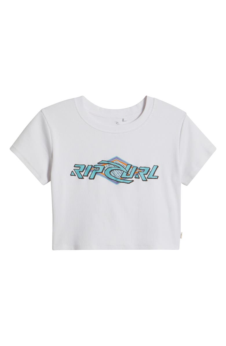 Rip Curl Archive Logo Baby T-Shirt, Alternate, color, Optical White