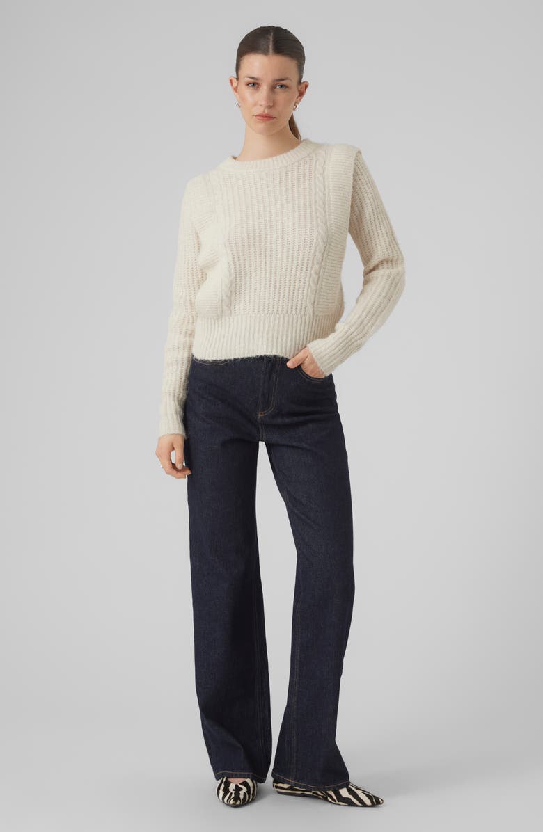 VERO MODA Hazel Rib Sweater, Alternate, color, 