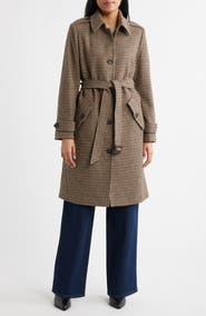 Bernardo Long Belted Coat