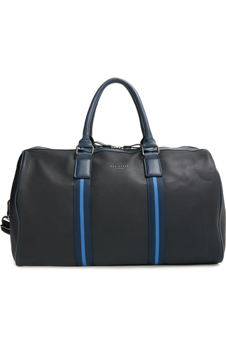 Ted Baker London Striped Duffel Bag, Main, color,