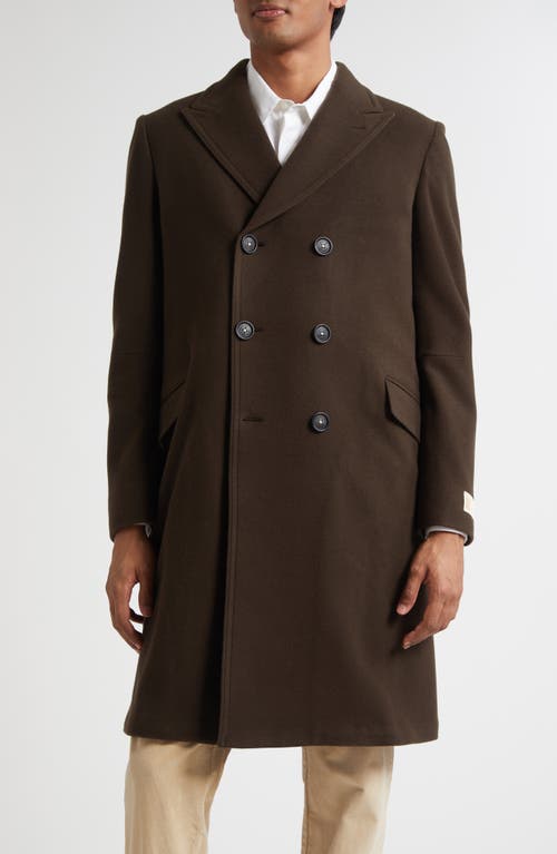 Massimo Alba Dodge Double Breasted Virgin Wool Coat in Caffe  product