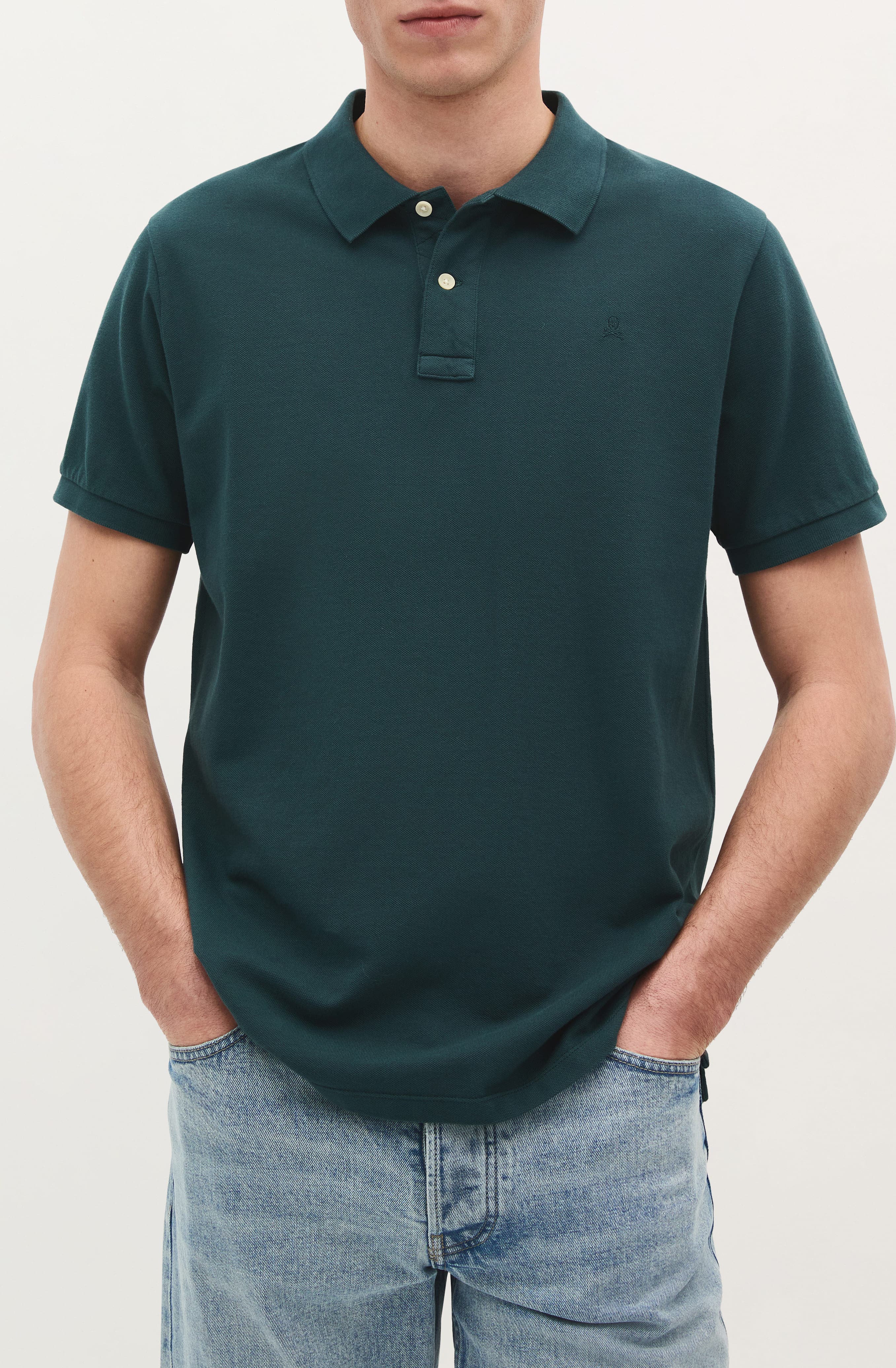 Scalpers Basic Polo In Green