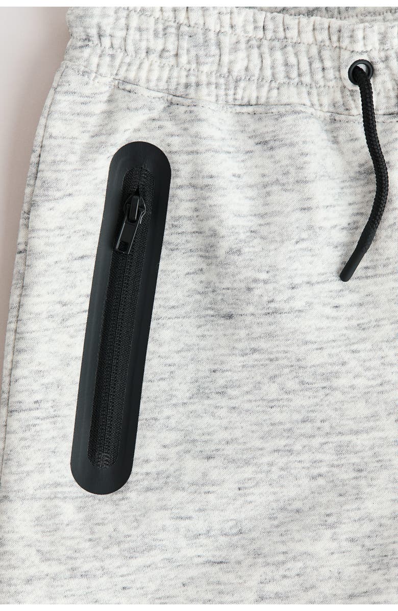 H&M Knee-length sweatshorts, Alternate, color, Light Gray Melange