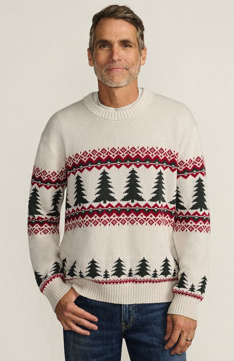 Classic Cotton Drifter Signal Flags Crew Neck Sweater