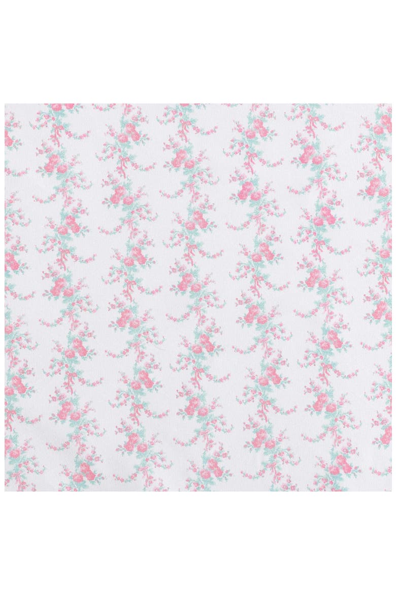 Trailing Bouquet Microfiber Sheet Set, Alternate, color, PINK
