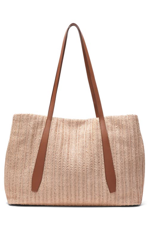 Rag & Bone Chelsea Straw Tote In Brown