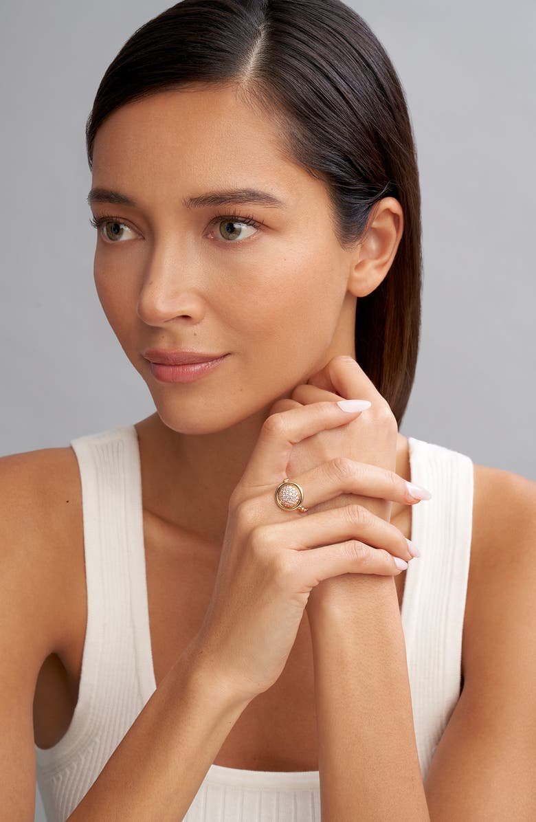 LAGOS Meridan Pavé Diamond Ring, Alternate, color, Gold