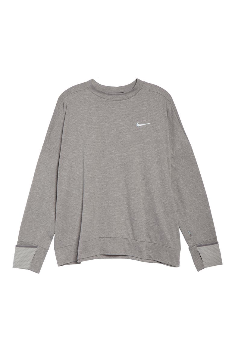 Therma Sphere Element Running Shirt, Alternate, color, GUNSMOKE/ HEATHER