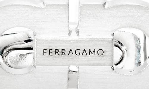 Ferragamo Double Gancio Cuff Links In Metallic
