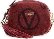 VALENTINO BY MARIO VALENTINO Nina Faux Shearling Crossbody Bag