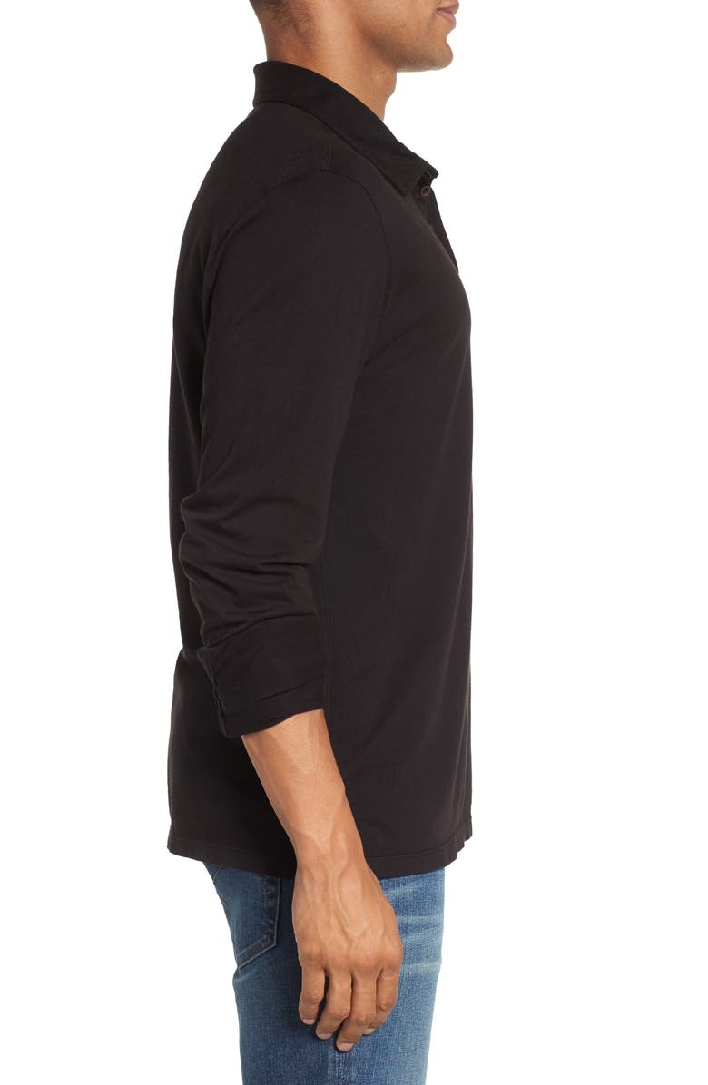 M.Singer Long Sleeve Jersey Polo, Alternate, color, 