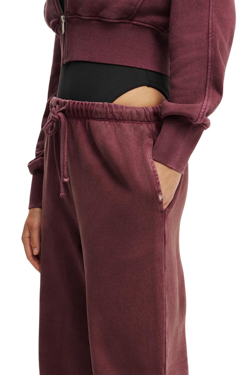 COTTON ON BODY Women's Active Relaxed Sweatpant, Alternate, color, Washed Dusty Rose