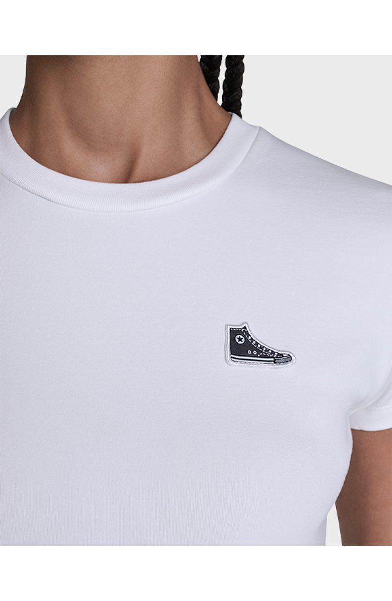 Converse Sneaker Patch T-Shirt, Alternate, color, White 10A