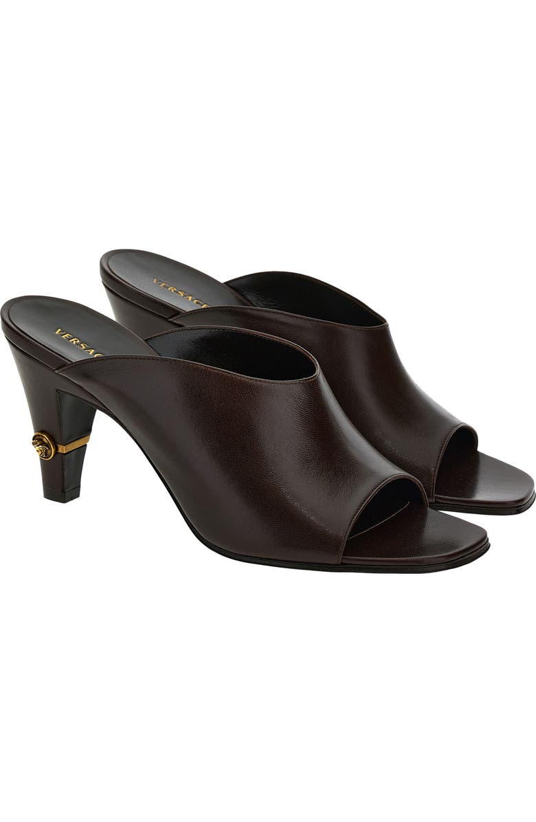 Versace Mule Sandal, Main, color, Moka-Gold