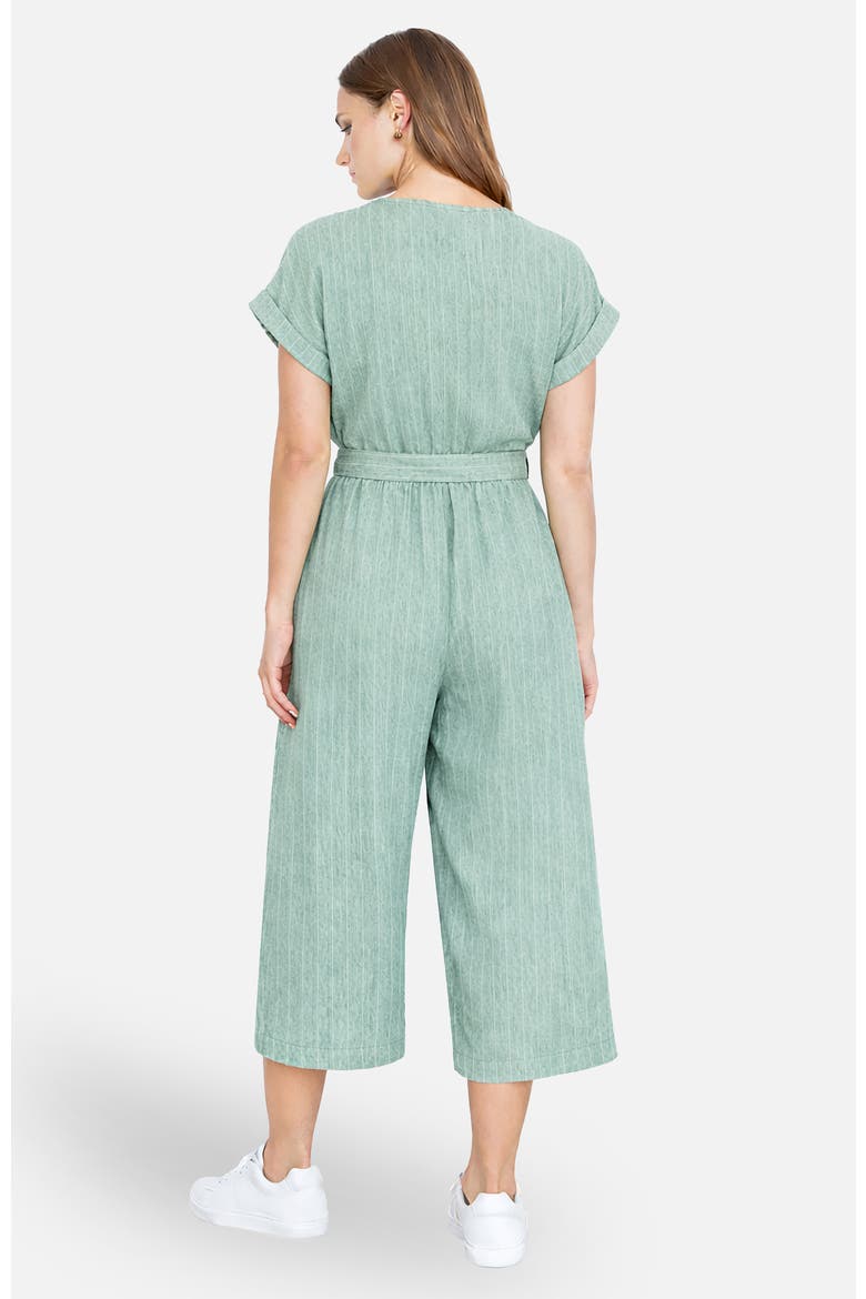 V-Neck Jumpsuit, Alternate, color, Khaki Green