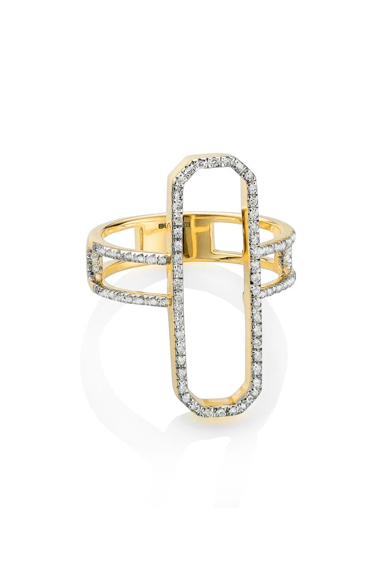 Naida Diamond Cocktail Ring, Main, color, GOLD
