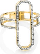 Monica Vinader Naida Diamond Cocktail Ring