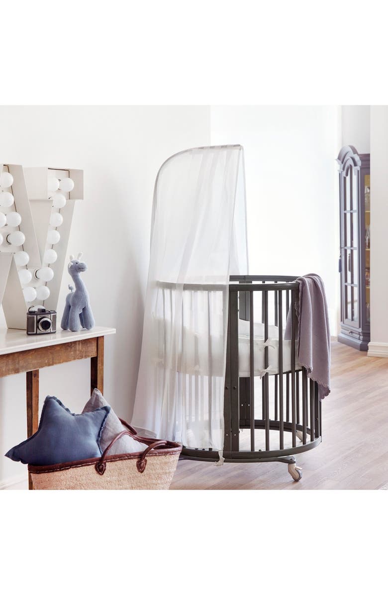 Stokke Sleepi Mini Crib, Drape Rod & Mattress Bundle, Alternate, color, 