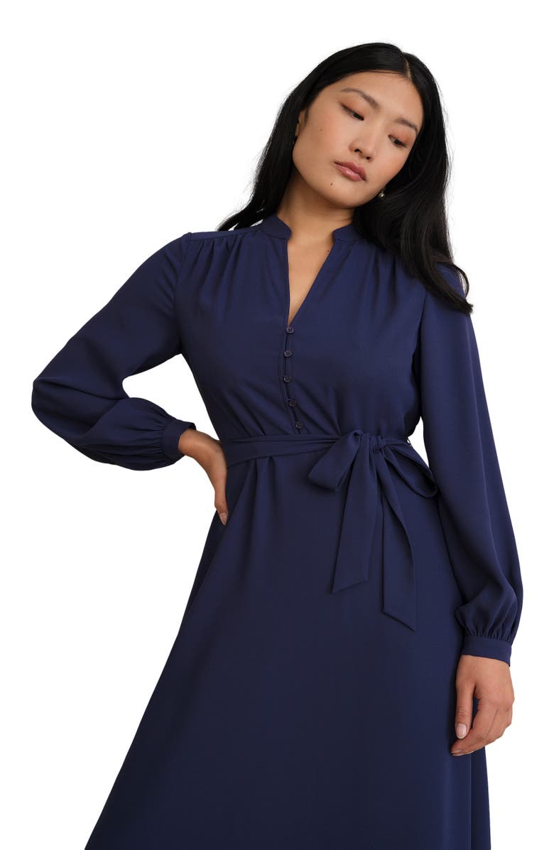 HOBBS LONDON Lettie Dress, Alternate, color, Midnight Navy