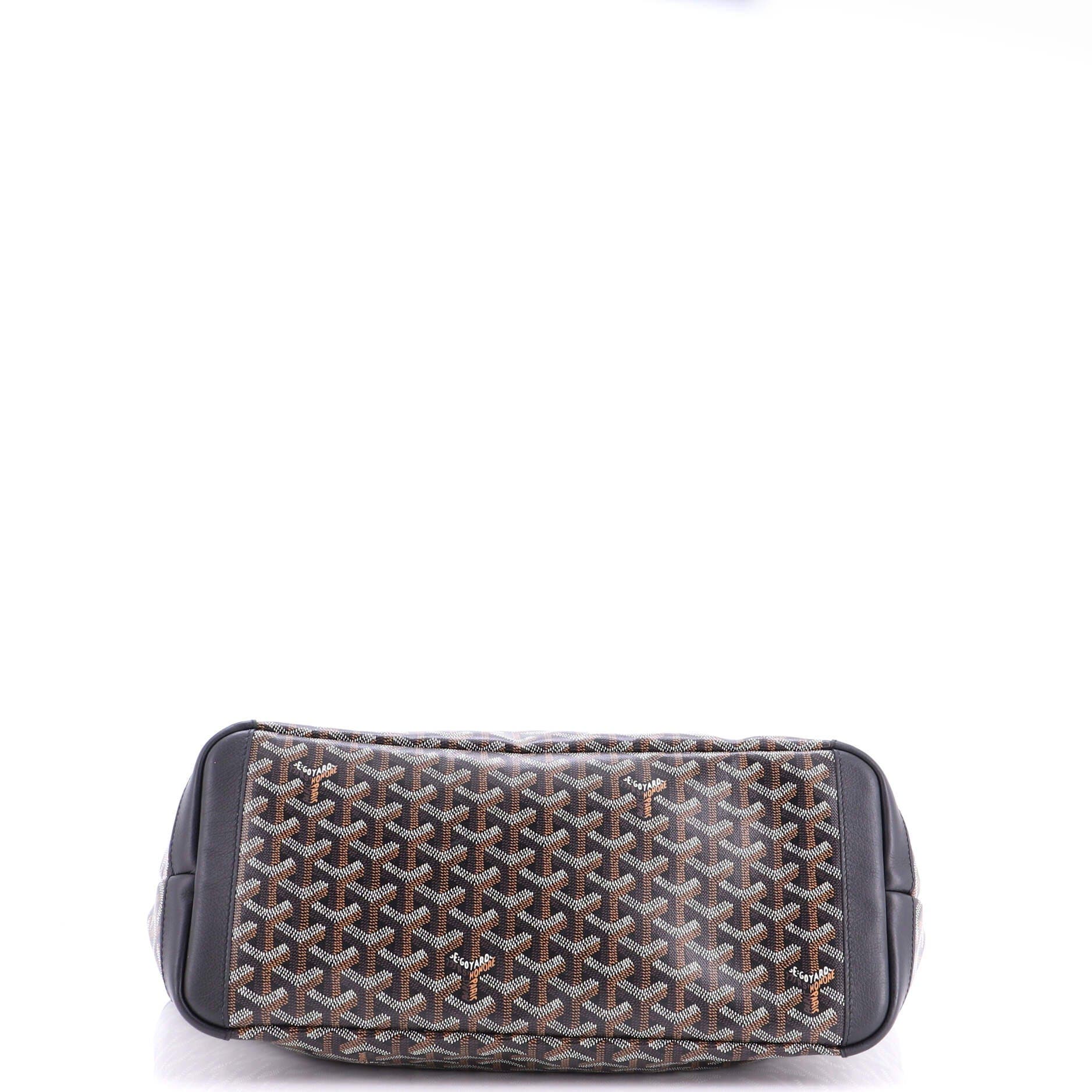Pre-Owned Goyard Artois Tote Coated Canvas GM, Alternate, color, Black