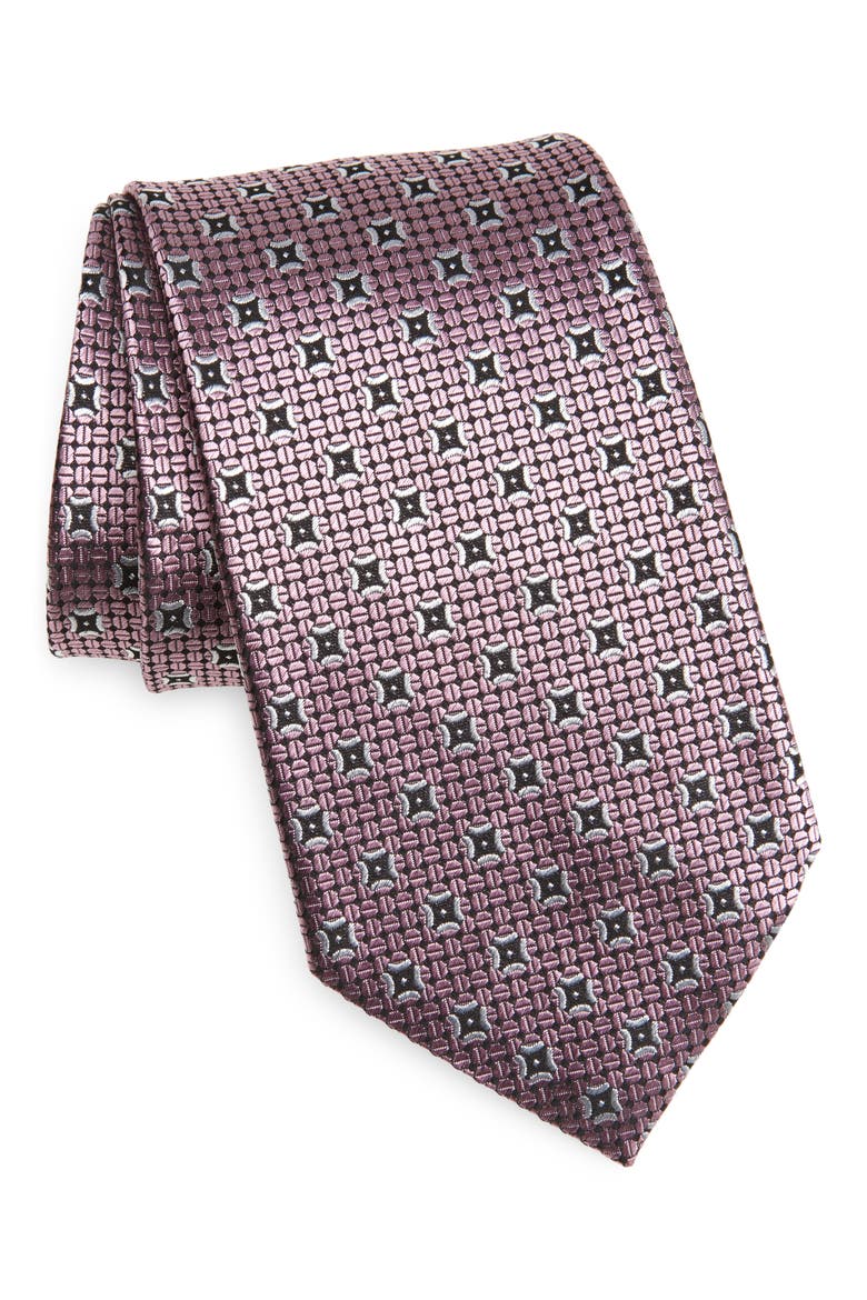 Silk Tie, Main, color, PINK