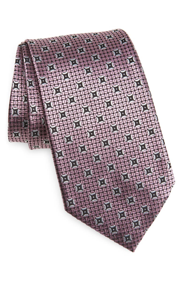 ZEGNA TIES Silk Tie, Main, color, Pink