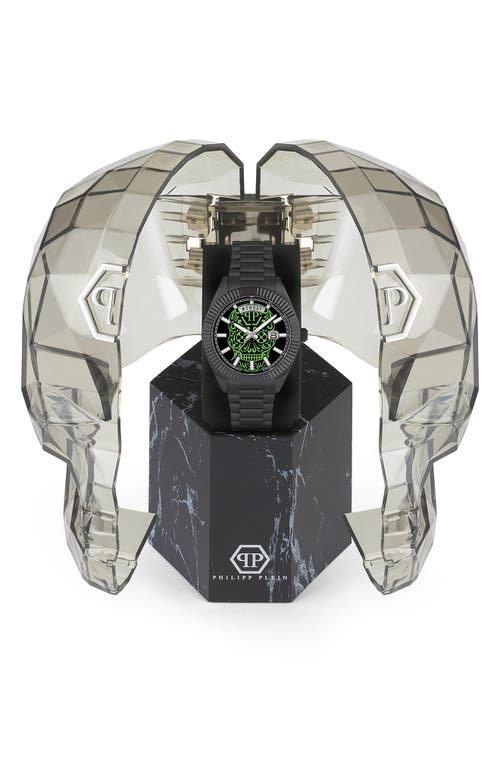 Philipp Plein Date Superlative Bracelet Watch, 42mm In Black