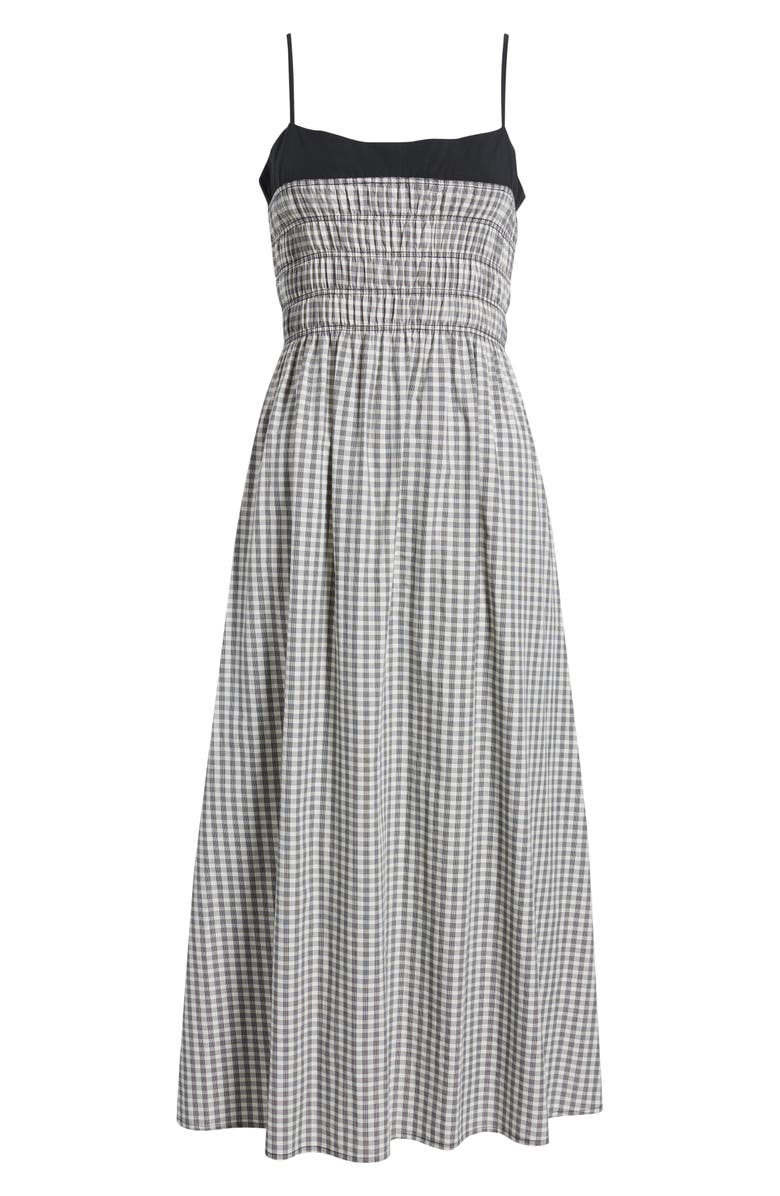 Rails Primrose Gingham A-Line Dress, Alternate, color, Ivory/ Jet Gingham