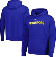 Nike Men's Nike Royal Golden State Warriors Sportswear Essential Wordmark Club Hoodie