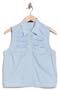 Georgina Ruched Button-Up Shirt