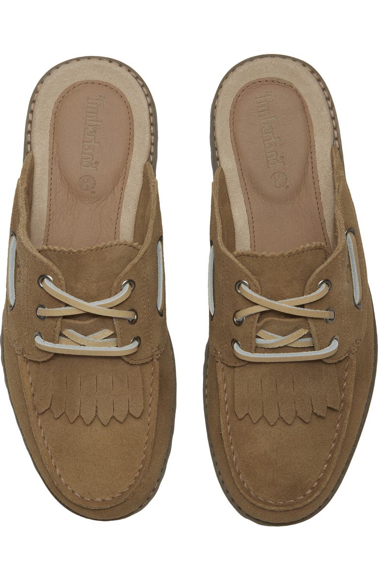 Timberland Authentic 3-Eye Lug Mule, Alternate, color, Medium Beige Suede