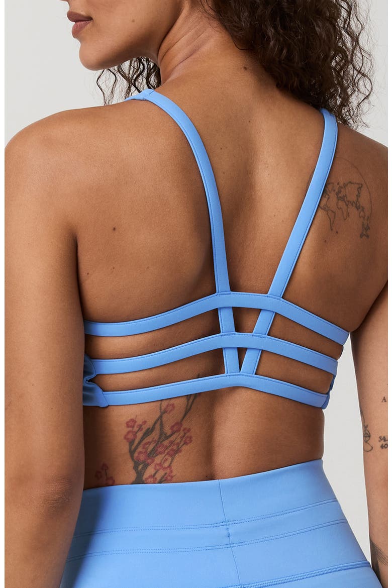 Yosemite Sports Bra, Alternate, color, OASIS BLUE