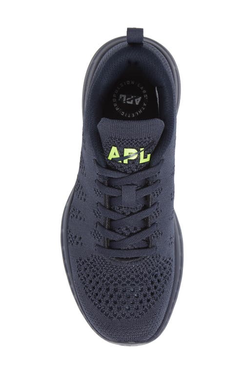 Apl Athletic Propulsion Labs Apl Techloom Pro Knit Running Shoe In Blue