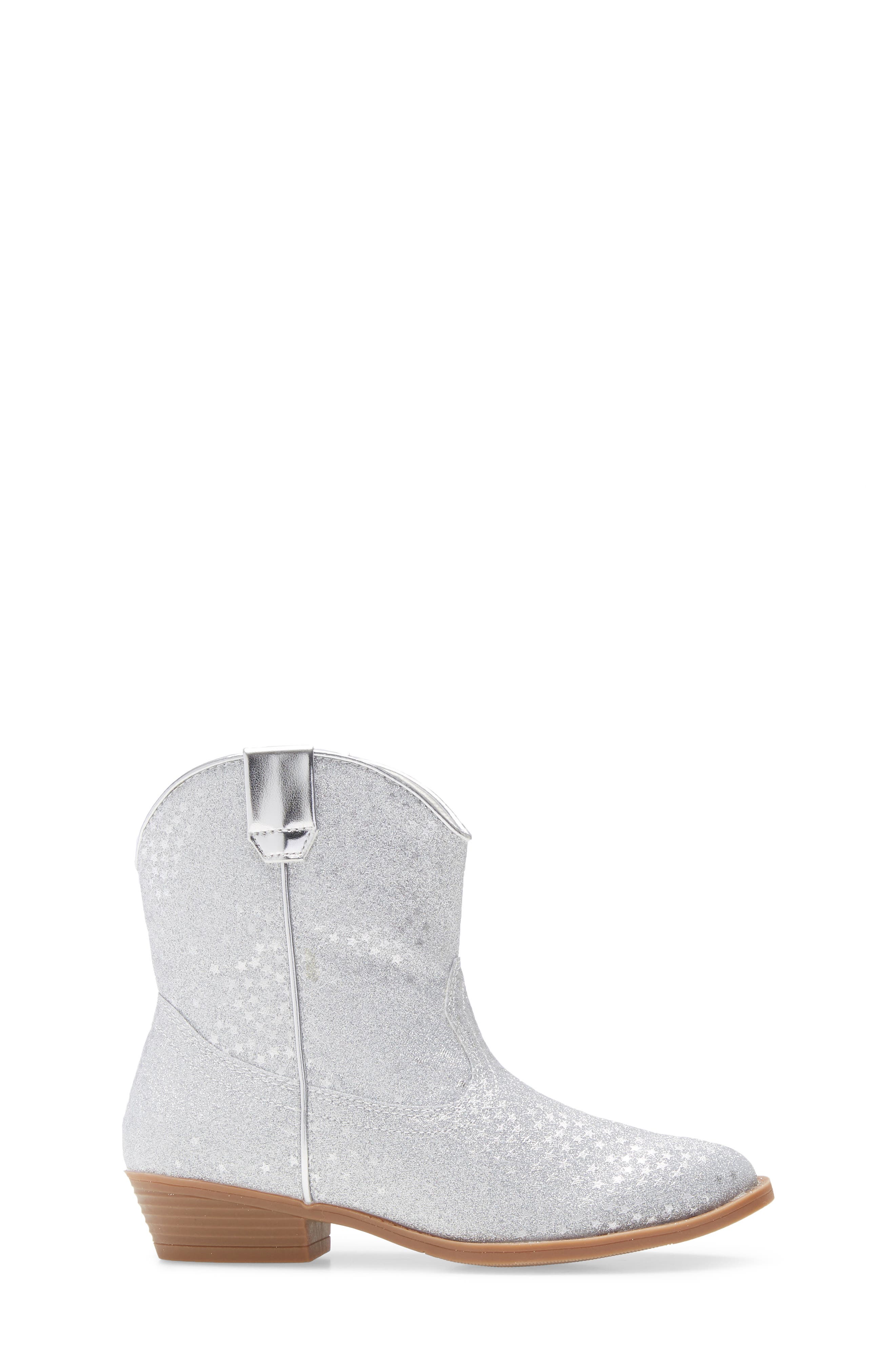Tucker + Tate Glitter Western Bootie, Alternate, color, 