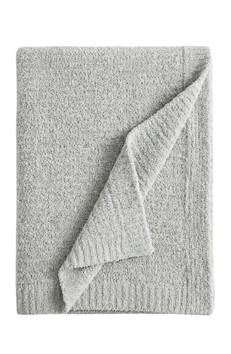 Sunday Citizen Snug Throw Blanket, Main, color, Cloud Grey
