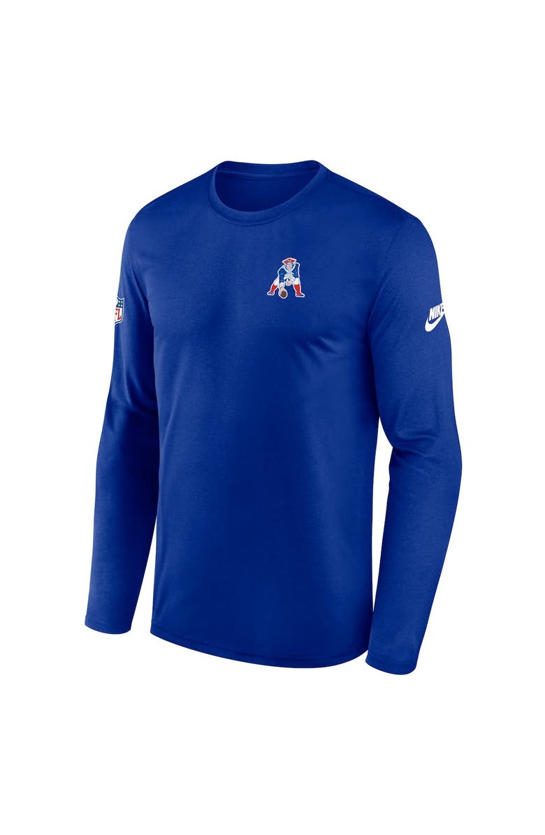 Nike Men's Nike Royal New England Patriots Legend Small Logo Performance Long Sleeve T-Shirt, Alternate, color, Royal