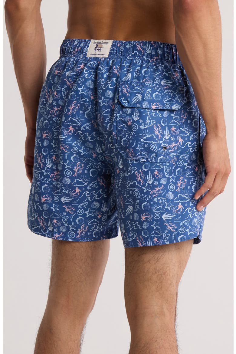 Volley Swim Shorts, Alternate, color, NAVY