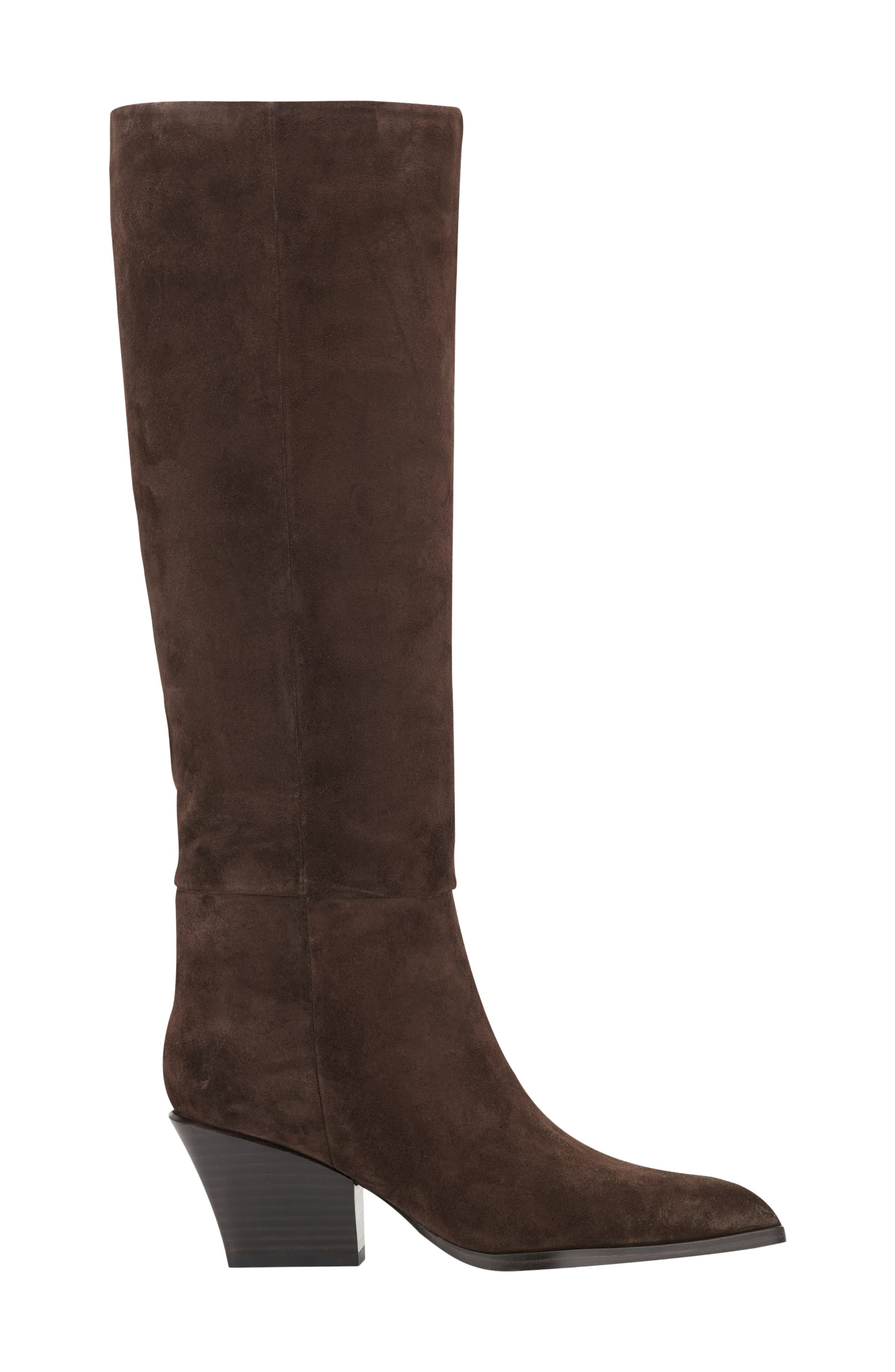 Tarrie Tall Block Heel Boot, Alternate, color, DARK BROWN 201