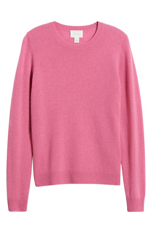 Caslonr Caslon(r) Cashmere Crewneck Sweater In Pink
