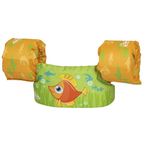 Child Deluxe Life Vest, Orange Fish