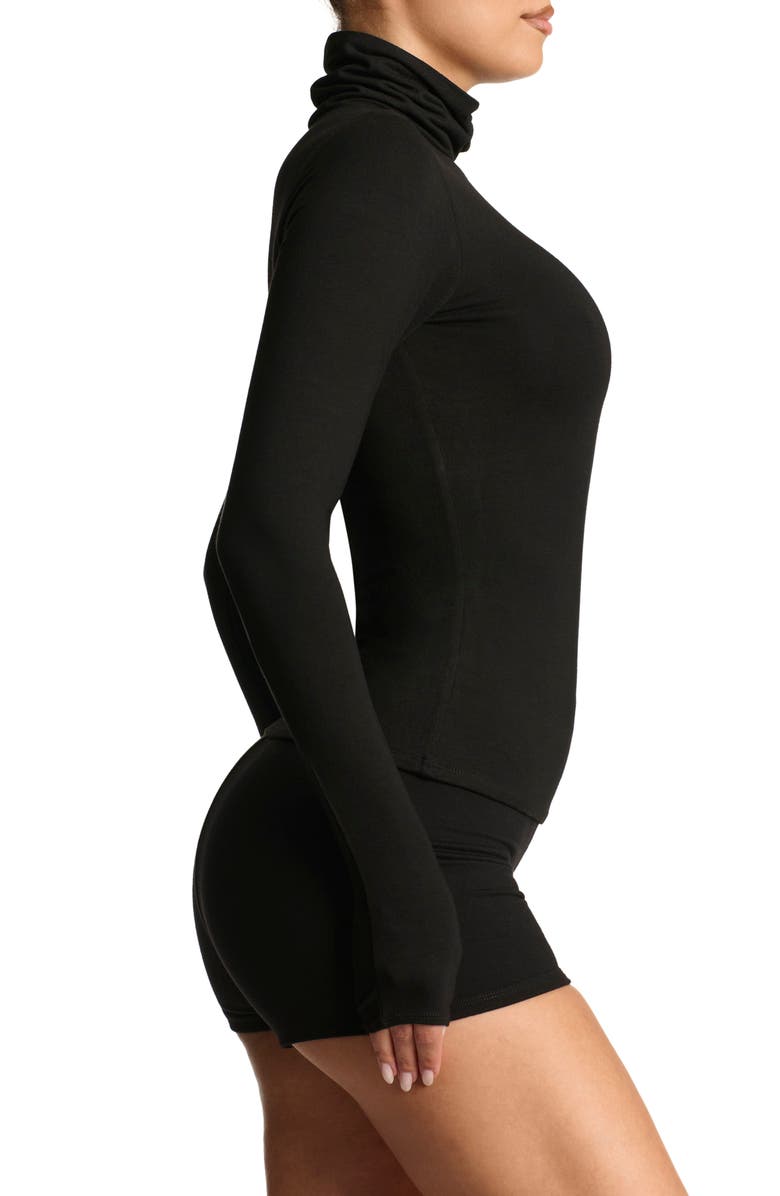 Naked Wardrobe Butter Turtleneck Top, Alternate, color,