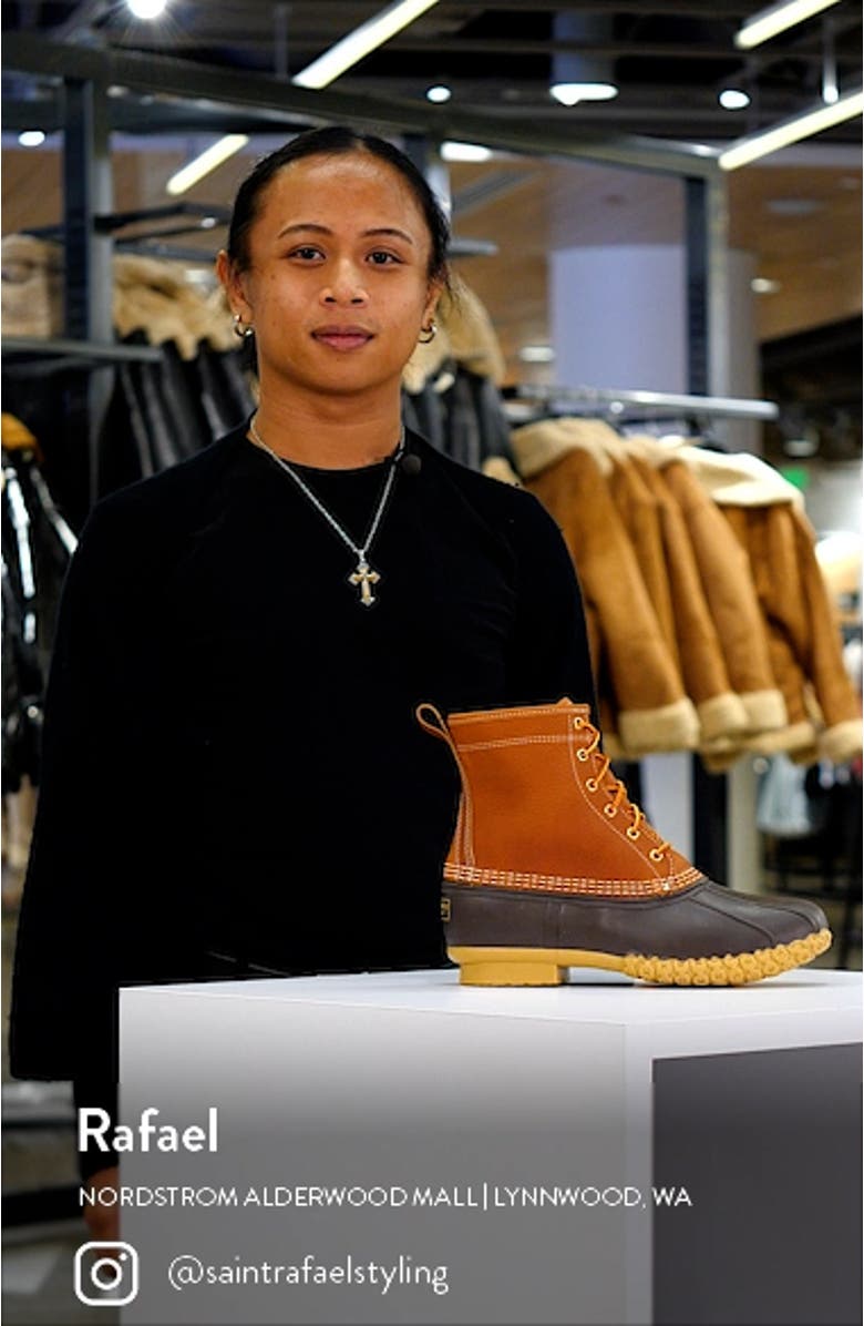 8" Insulated Waterproof Bean Boot, sales video thumbnail