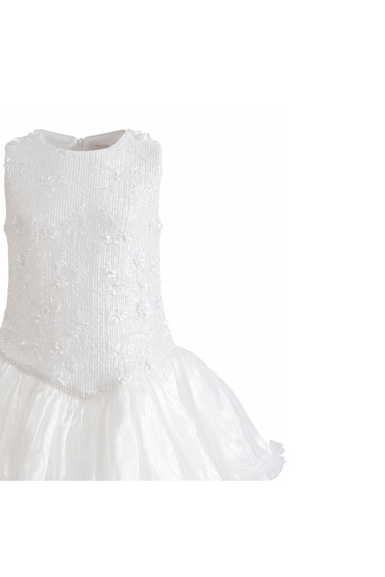 Ameliora Ruffle Skirt Set, Alternate, color, White