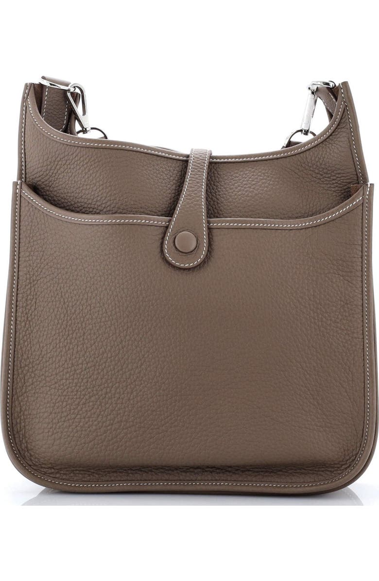 Pre-Owned Hermes Evelyne Bag Gen III Clemence PM, Alternate, color, Etoupe