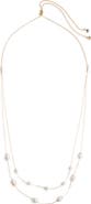 Nordstrom Genuine Freshwater Pearl Adjustable Layered Necklace