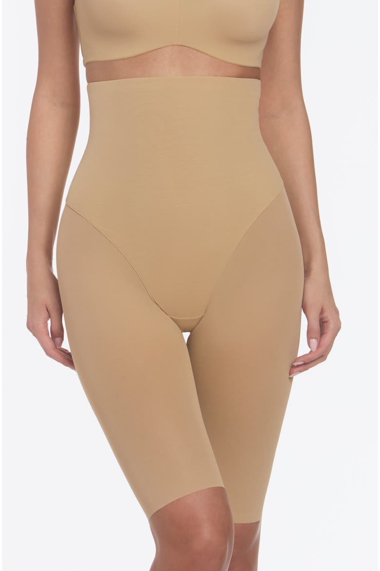 Firm Control High Waist Thigh Slimming Shapewear, Main, color, Mocha