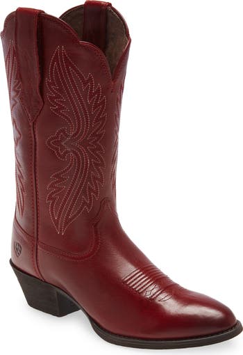 Heritage Toe Stretch Leather Western Boot
