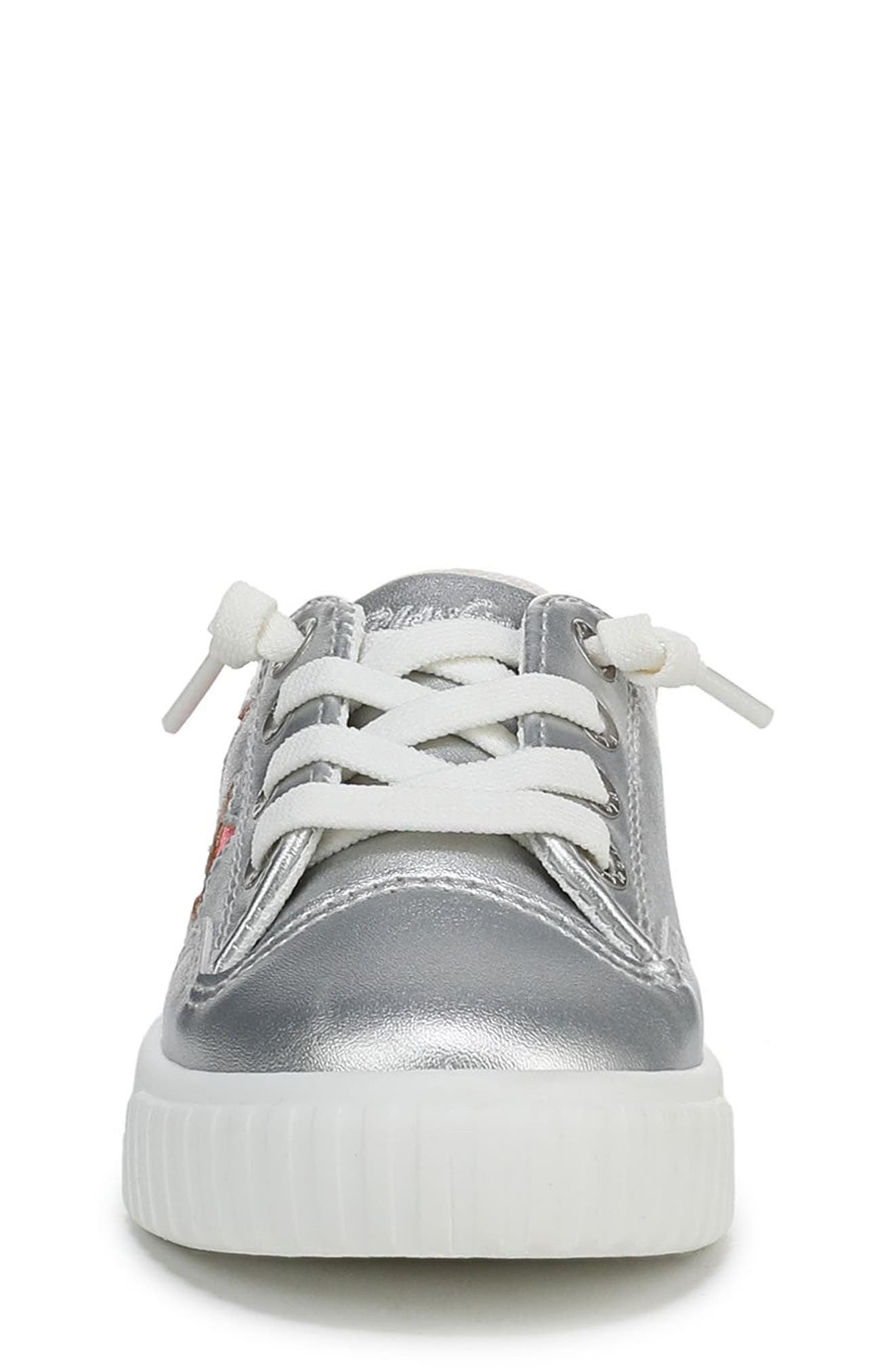 Blowfish Malibu Kids' Wander Slip-On Sneaker, Alternate, color, Silver / Pink Metallic